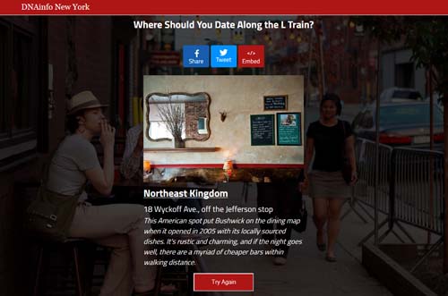 L Train Dating Quiz